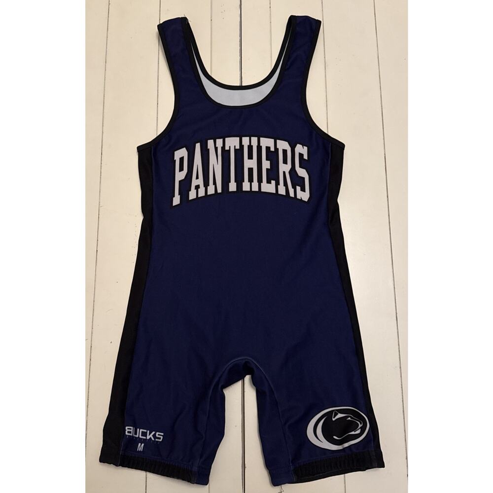 Snake River Team Buck’s Bags Wrestling Singlet Purple Size MEDIUM 145-165 lbs